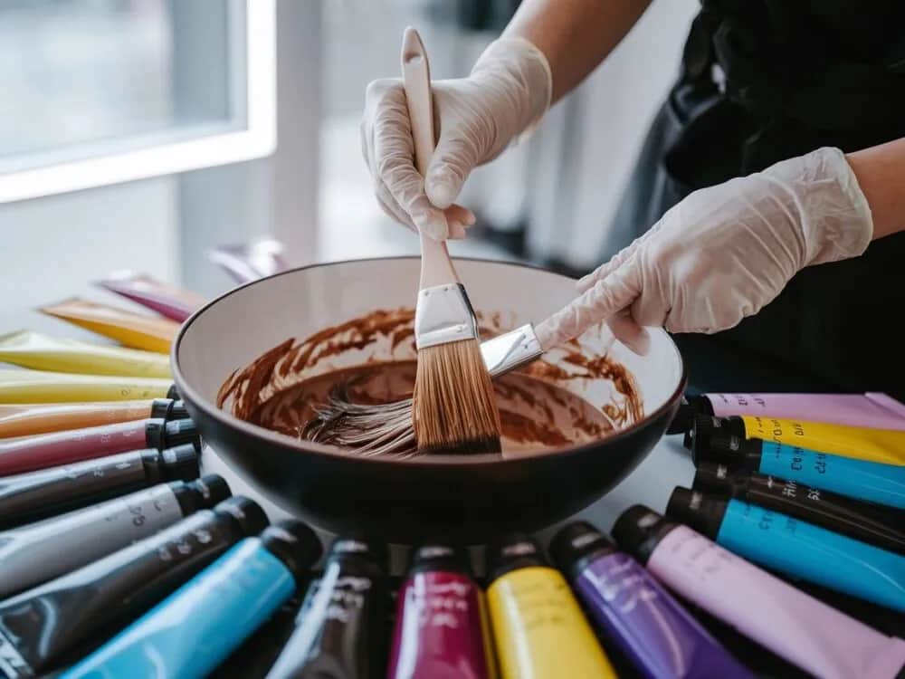 Jak mieszać farby do włosów, aby uniknąć niepożądanych efektów